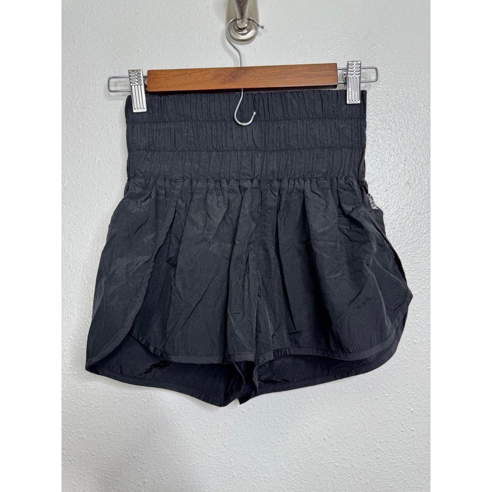Free‎ People FP Movement The Way Home Shorts Black High Waist Running XS